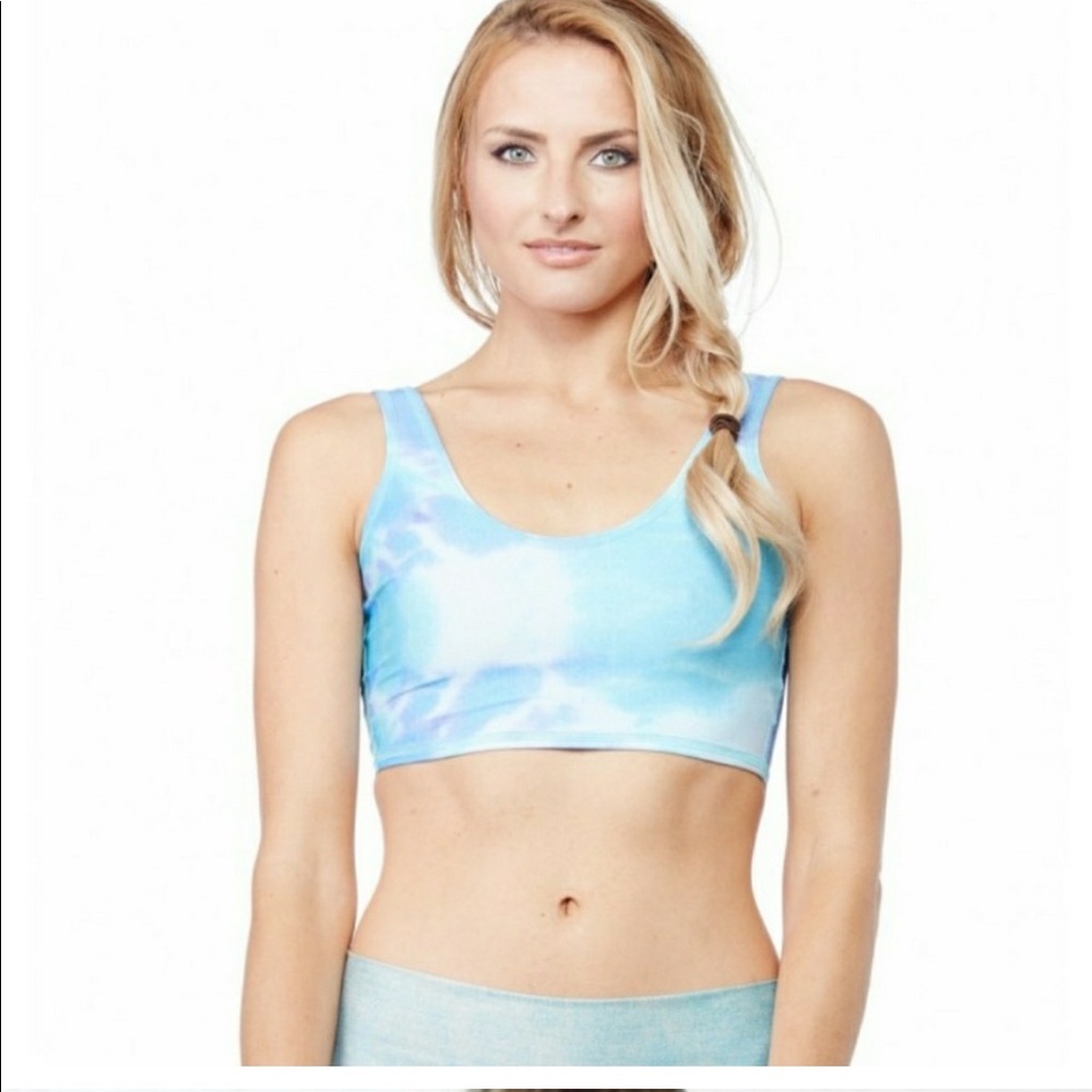 Teeki ‘Fairy Bath’ Blue Green Tie Dye Lover Tank